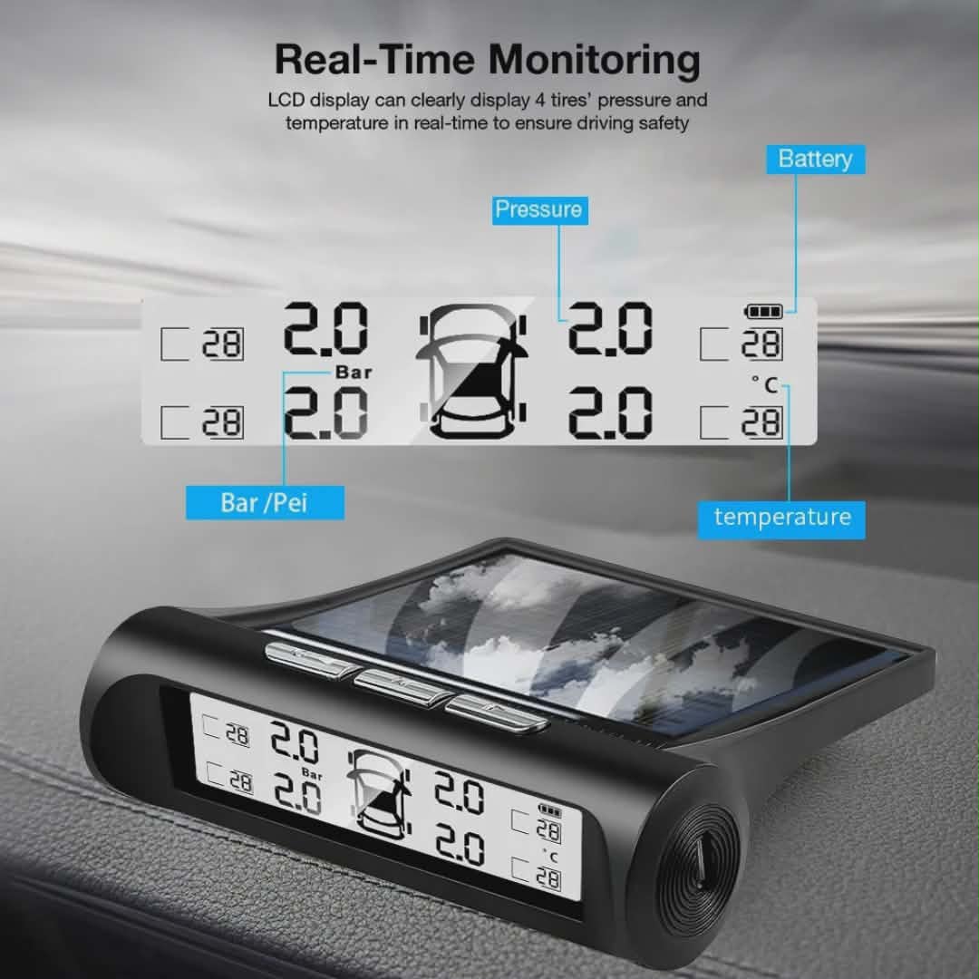 SOLAR Tyre Pressure Monitor "TPMS"