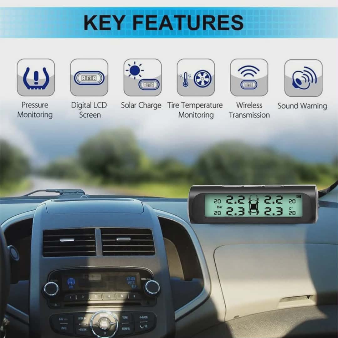 SOLAR Tyre Pressure Monitor "TPMS"